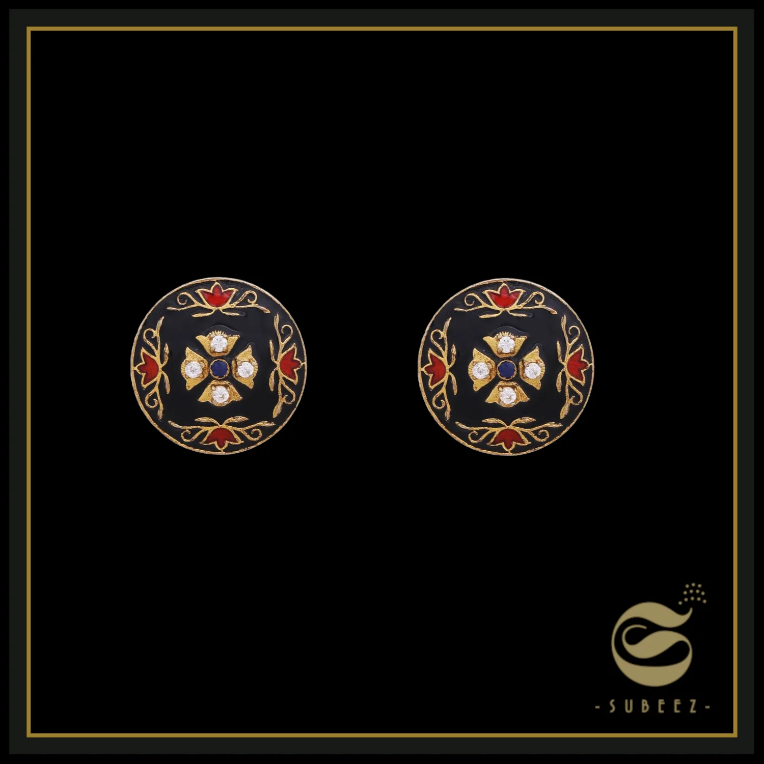 Mrig Cufflinks and Lapel Pin